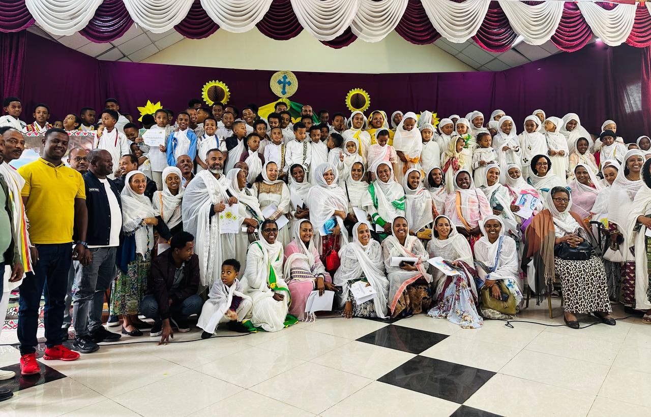 Children celebrating a feast day